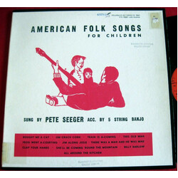 Pete Seeger American Folk Songs For Children Vinyl LP USED
