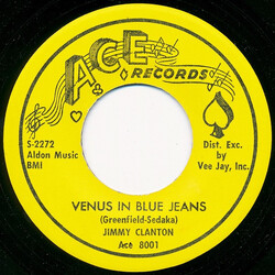 Jimmy Clanton Venus In Blue Jeans USED VINYL 7INCH 45 RPM SINGLE