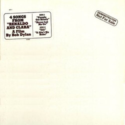 Bob Dylan 4 Songs From "Renaldo And Clara" A Film By Bob Dylan USED VINYL 12INCH 33 S RPM EP PROMO STEREO