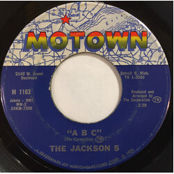The Jackson 5 A B C USED VINYL 7INCH SINGLE 45 RPM