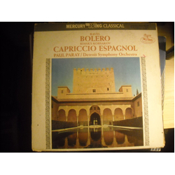 Maurice Ravel / Nikolai Rimsky-Korsakov / Paul Paray / Detroit Symphony Orchestra Bolero - Capriccio Espagnol Vinyl LP USED