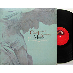 César Franck / Pierre Monteux / Chicago Symphony Orchestra Symphony In D Minor Vinyl LP USED