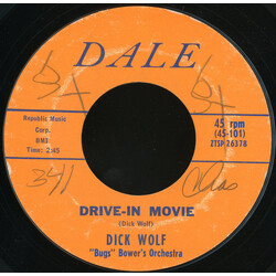 Richard Wolfe Drive-In Movie / Spine Tingalin' Love USED VINYL 7INCH 45 RPM SINGLE STYRENE