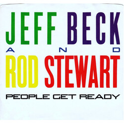Jeff Beck / Rod Stewart People Get Ready USED VINYL 7INCH 45 RPM SINGLE PROMO STYRENE STEREO