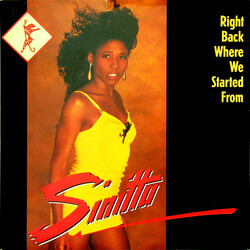 Sinitta Right Back Where We Started From USED VINYL 7INCH 45 RPM SINGLE STEREO