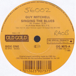 Guy Mitchell Singing The Blues USED VINYL 7INCH 45 RPM SINGLE MONO