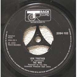 The Who Join Together VINYL 7" USED