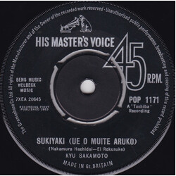 Kyu Sakamoto Sukiyaki (Ue O Muite Aruko) VINYL 7" USED
