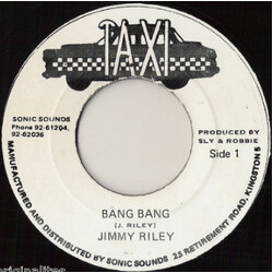 Jimmy Riley Bang Bang Vinyl 7" USED