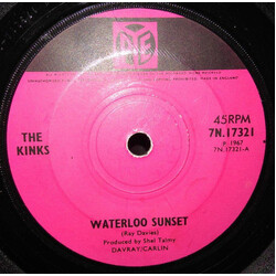 The Kinks Waterloo Sunset USED VINYL 7INCH 45 RPM SINGLE