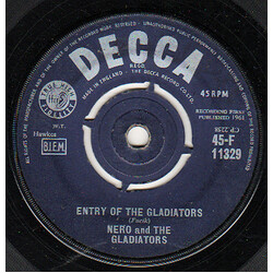 Nero And The Gladiators Entry Of The Gladiators USED VINYL 7INCH 45 RPM