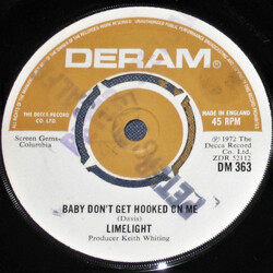 Limelight (5) Baby Don't Get Hooked On Me USED VINYL 7INCH 45 RPM SINGLE