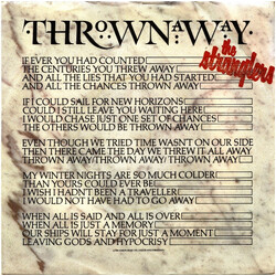 The Stranglers Thrown Away USED VINYL 7INCH 45 RPM SINGLE