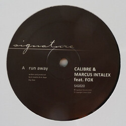 Calibre / Marcus Intalex / MC Fox (3) Run Away / Somethin Heavy USED VINYL 12INCH 45 RPM REPRESS