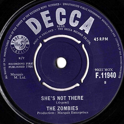 The Zombies She's Not There USED VINYL 7INCH 45 RPM SINGLE