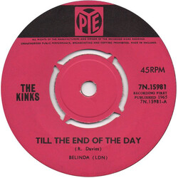 The Kinks Till The End Of The Day USED VINYL 7INCH 45 RPM SINGLE