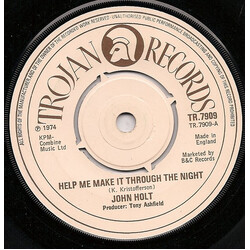 John Holt Help Me Make It Through The Night USED VINYL 7INCH 45 RPM SINGLE