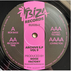 Noise Factory Archive E.P Vol 9 USED VINYL 12INCH EP
