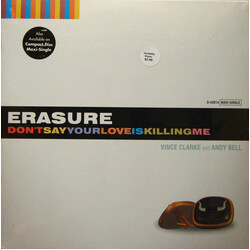 Erasure Don't Say Your Love Is Killing Me VINYL 12" USED