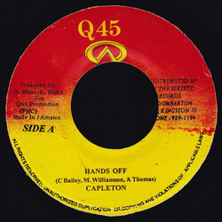 Capleton / Jah Thunder Hands Off / Neat Up USED VINYL 7INCH 45 RPM