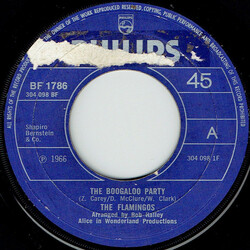 The Flamingos The Boogaloo Party USED VINYL 7INCH 45 RPM SINGLE REISSUE MONO