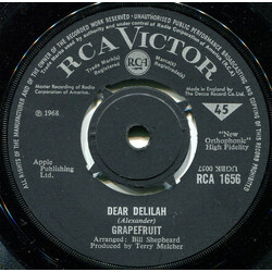 Grapefruit Dear Delilah USED VINYL 7INCH 45 RPM SINGLE