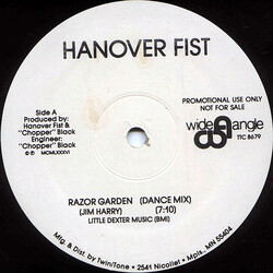 Hanover Fist Razor Garden (Dance Mix) USED VINYL 12INCH SINGLE PROMO