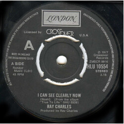 Ray Charles I Can See Clearly Now USED VINYL 7INCH 45 RPM