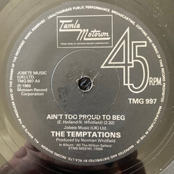 The Temptations Ain't Too Proud To Beg / Ball Of Confusion (That's What The World Is Today) VINYL 7" USED