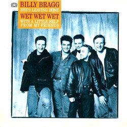 Wet Wet Wet / Billy Bragg With A Little Help From My Friends / She's Leaving Home VINYL 7" USED