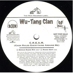 Wu-Tang Clan C.R.E.A.M. (Cash Rules Everything Around Me) USED VINYL 12INCH PROMO