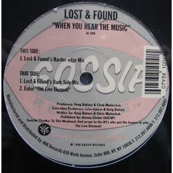 Lost & Found When You Hear The Music VINYL 12" USED