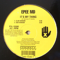 EPMD It's My Thing / You're A Customer USED VINYL 12INCH 33 S RPM REISSUE