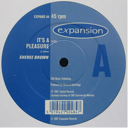 Sheree Brown / The McCrarys It's A Pleasure / Love On A Summer Night USED VINYL 12INCH 45 RPM REISSUE