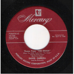 David Carroll & His Orchestra Theme From "The Swan" / Miss Powder Puff USED VINYL 7INCH 45 RPM