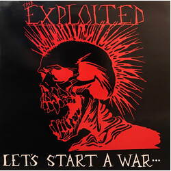 The Exploited Let's Start A War... ...Said Maggie One Day Vinyl LP USED