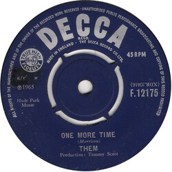 Them (3) One More Time USED VINYL 7INCH 45 RPM SINGLE