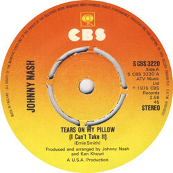 Johnny Nash Tears On My Pillow (I Can Take It) / Beautiful Baby Vinyl 7" USED