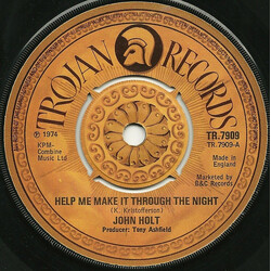 John Holt Help Me Make It Through The Night USED VINYL 7INCH 45 RPM SINGLE