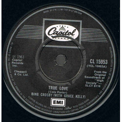 Bing Crosby / Grace Kelly True Love USED VINYL 7INCH 45 RPM SINGLE REISSUE