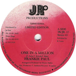 Frankie Paul One In A Million Vinyl 7" USED
