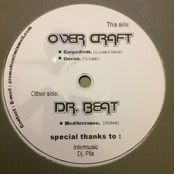 Dr. Beat From San Sebastian / Over Craft Mediterraneo USED VINYL 12INCH PROMO WHITE LABEL
