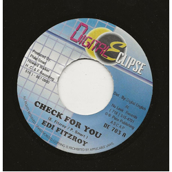 Edi Fitzroy Check For You Vinyl 7" USED