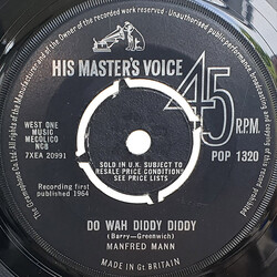 Manfred Mann Do Wah Diddy Diddy USED VINYL 7INCH SINGLE 45 RPM