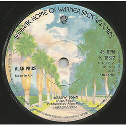 Alan Price Jarrow Song VINYL 7" USED