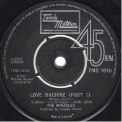 The Miracles Love Machine (Part 1) USED VINYL 7INCH 45 RPM SINGLE
