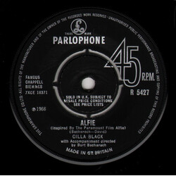 Cilla Black Alfie USED VINYL 7INCH 45 RPM SINGLE