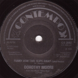 Dorothy Moore Funny How Time Slips Away (Edited Version) VINYL 7" USED