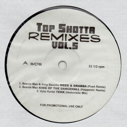 Various Top Shotta Remixes vol.5 USED VINYL 12INCH