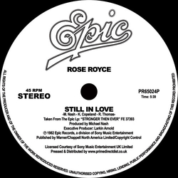 Rose Royce Still In Love / Best Love Vinyl 12" USED